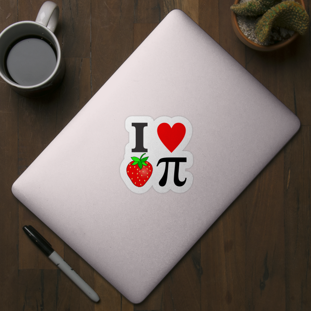 I Heart Strawberry Pi by TNMGRAPHICS